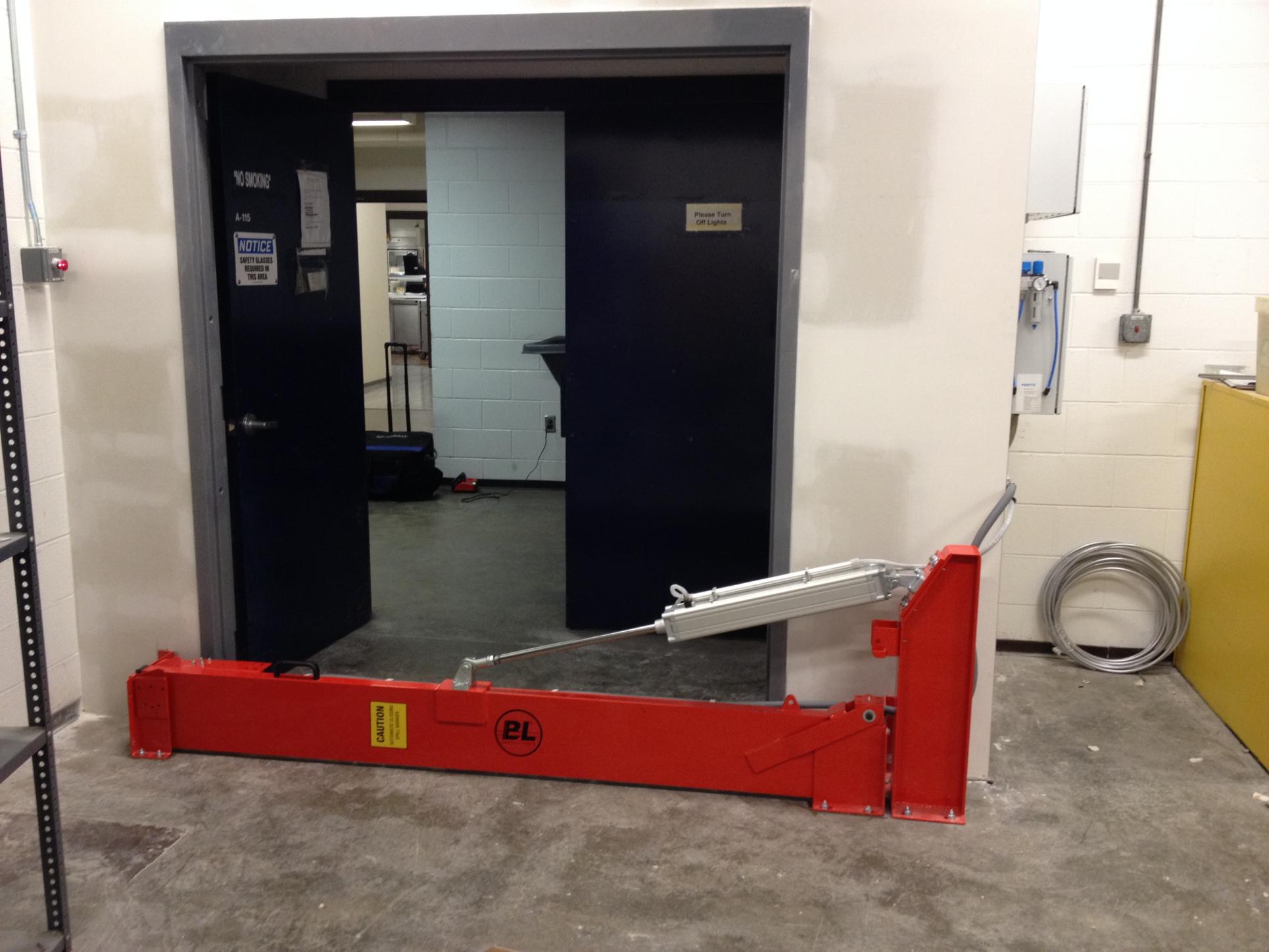 Automatic Doorway Spill Barrier BL/BED-PM